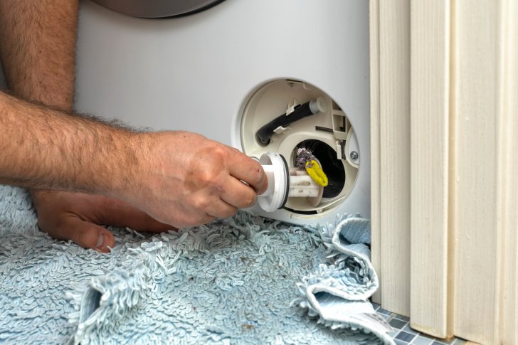 Dienst Verstopfter Waschmaschinenfilter
